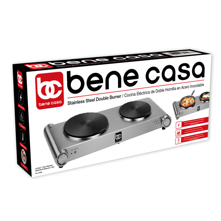 Bene Casa Electric Double Burner Wayfair